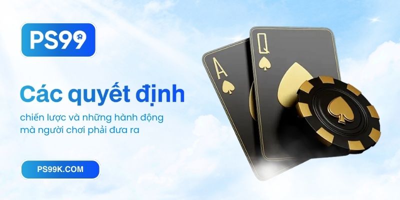 Các quyết định chiến lược và những hành động mà người chơi phải đưa ra